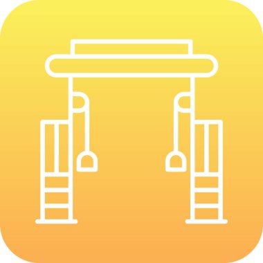 Cable Crossover Web simgesi basit illüstrasyonuName