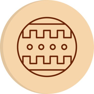 Süs vektörü simgesi modern basit illüstrasyon