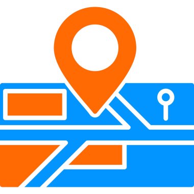 konum. Web simgesi basit illüstrasyon 