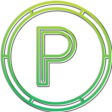 Web simgesi Otopark, illüstrasyon vektör