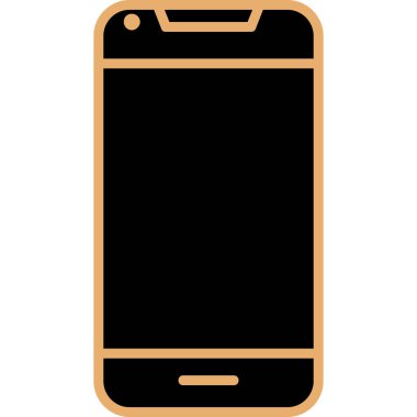 Smartphone web simgesi, vektör çizim 