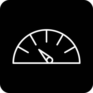 Hız göstergesinin vektör illüstrasyonu 