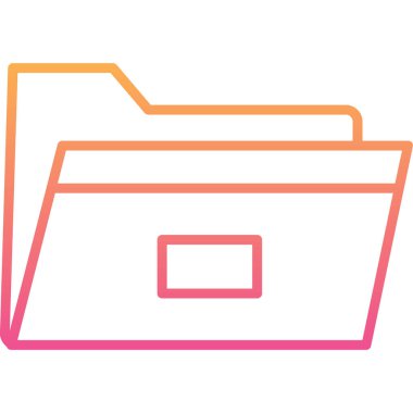 Dosya. Web simgesi basit illüstrasyon 