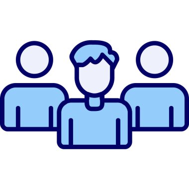 Takım. Web simgesi basit illüstrasyon 