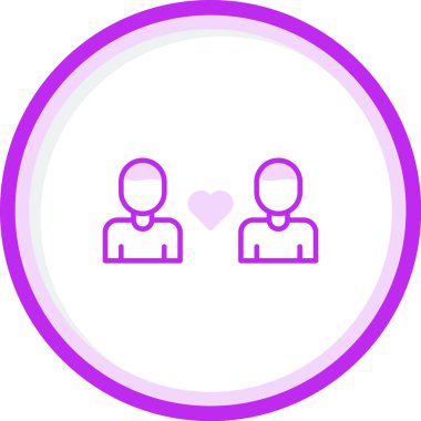 Empati web simgesi vektör çizimi