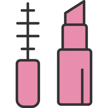 Makyaj Ağı simgesi basit illüstrasyon 