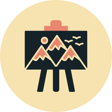 resim simgesi vektör illüstrasyonu