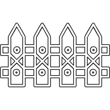 Çitin vektör illüstrasyonu