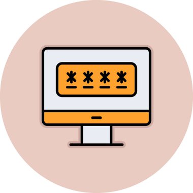 password web icon vector illustration 