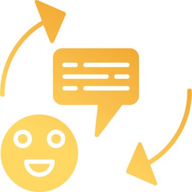 Geribildirim simgesi vektör yanılsaması