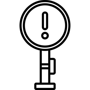 uyarı simgesi vektör illüstrasyonu