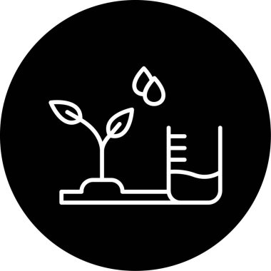 Su Seviyesi Web simgesi vektör çizimi