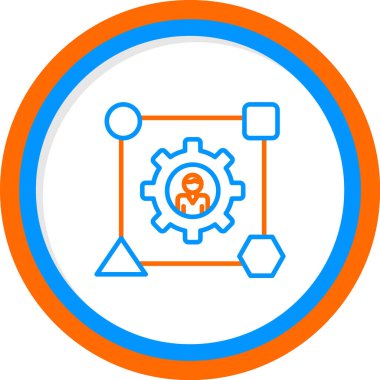 Adaptasyon simgesinin vektör illüstrasyonu