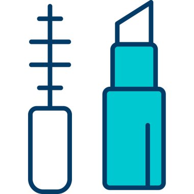 Makyaj Ağı simgesi basit illüstrasyon 