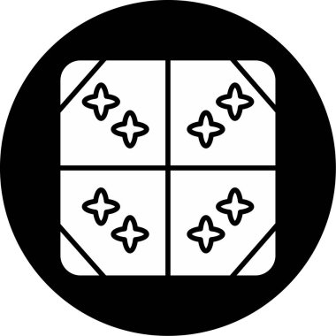 Döşeme. Web simgesi basit illüstrasyon