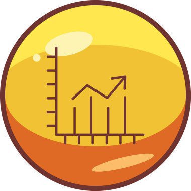 iş büyümesi grafik vektör illüstrasyonu