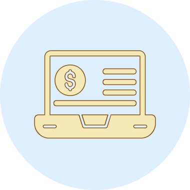 Eğilim biçimi izole edilmiş arka planda mali simge 