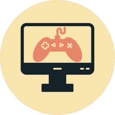 oyun simge vektör çizim 