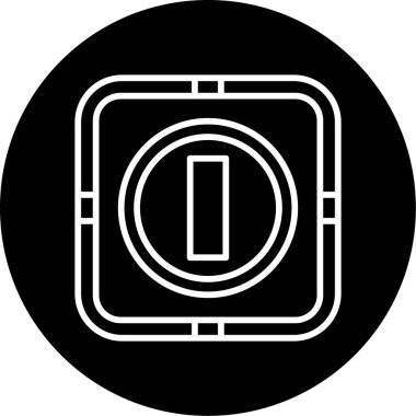 vektör çizim güç düğmesi simgesi