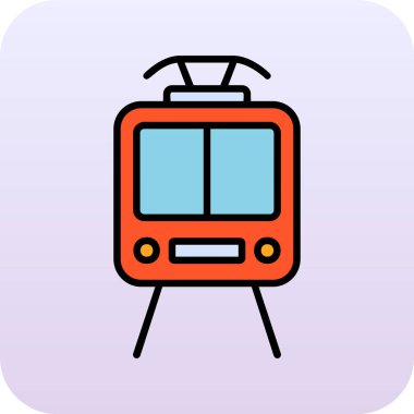 Web simgesi tren, illüstrasyon vektör 