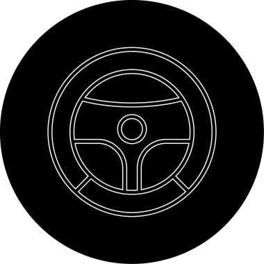 Direksiyon. Web simgesi basit illüstrasyon