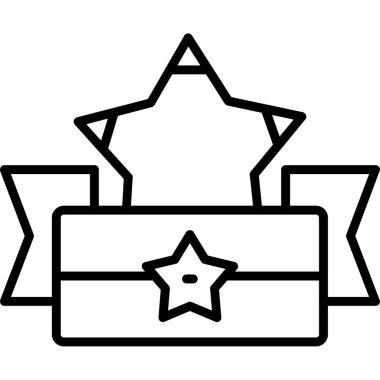 yıldızlar web simgesi, vektör illüstrasyonu                    