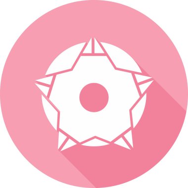 yıldız web simgesi basit illüstrasyon 