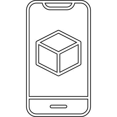 Görüntüde Artırılmış Gerçeklik simgesine sahip akıllı telefon 