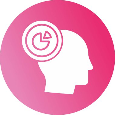 Veri analizi. Web simgesi basit illüstrasyon                  