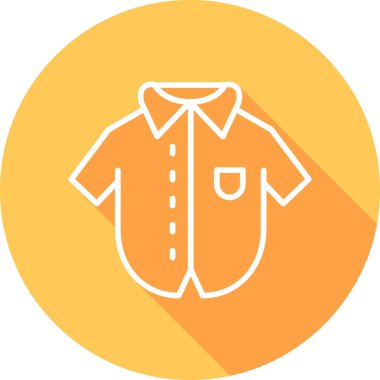 Bowling tişört simgesinin vektör illüstrasyonu 