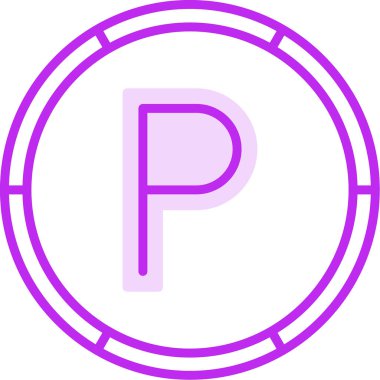 Web simgesi Otopark, illüstrasyon vektör