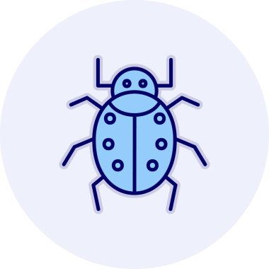 Böcek. Web simgesi basit illüstrasyon 