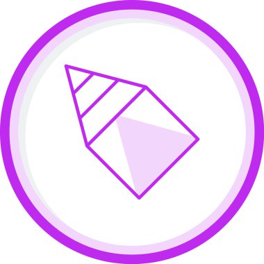 Prizma. Web simgesi basit illüstrasyon                 