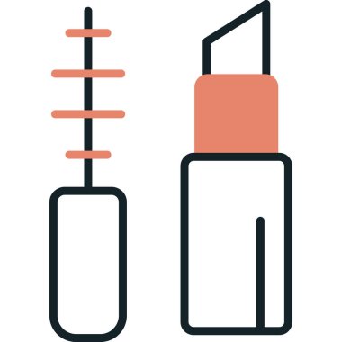 Makyaj Ağı simgesi basit illüstrasyon 