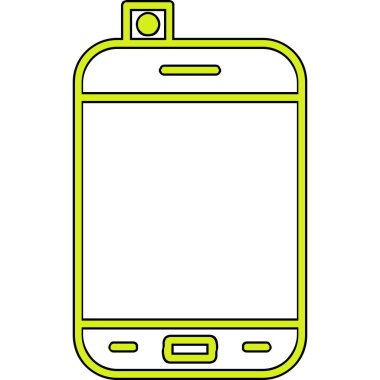 Smartphone web simgesi, vektör çizim 