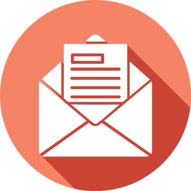 E- posta İş Teklif simgesi vektör illüstrasyonu