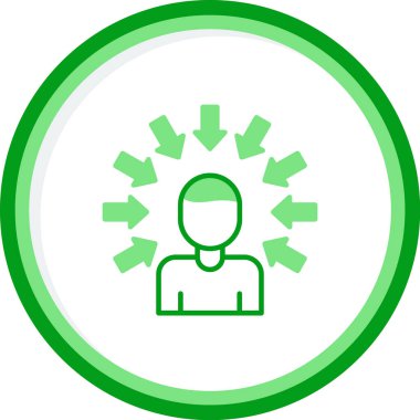 Sosyal baskı simgesi, vektör illüstrasyonu.