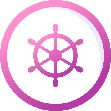 Dümen. Web simgesi basit illüstrasyon