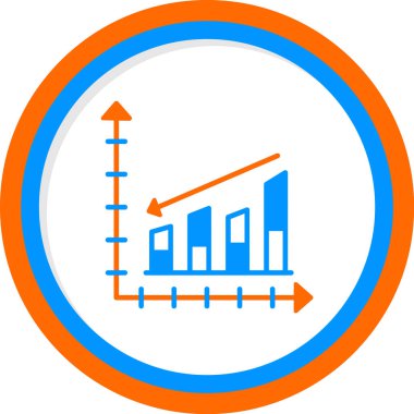 Kayıp grafik web simgesi, vektör illüstrasyonu