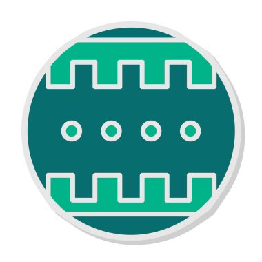 Süs vektörü simgesi modern basit illüstrasyon