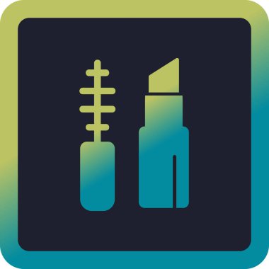 Makyaj Ağı simgesi basit illüstrasyon 