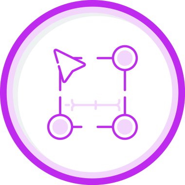 Dikey daktilo. Web simgesi vektör illüstrasyonu