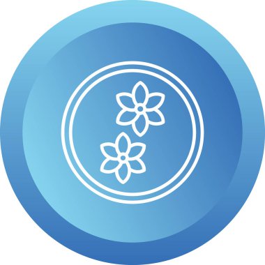 çiçek web simgesi, vektör illüstrasyonu, koku konsepti      