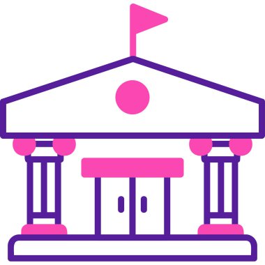 Sütun oluşturma simgesi, vektör illüstrasyonu