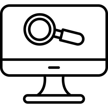 seo modern simgesinin vektör illüstrasyonu         