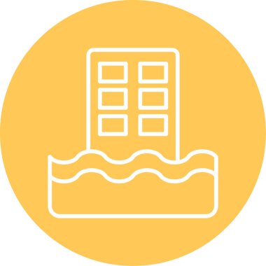 Su ikonunda Doğal Afet yuvası 