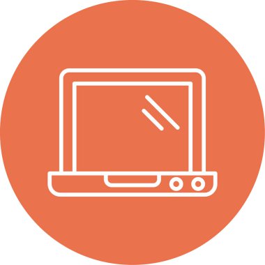 Dizüstü web simge vektör çizim 