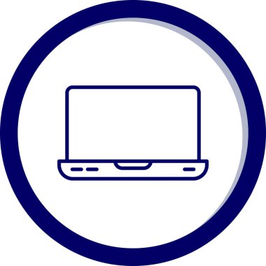 Dizüstü web simge vektör çizim 
