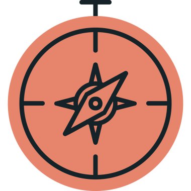 Pusula simgesi vektör resimlemesi 