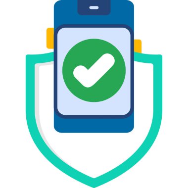 Cep Telefonu Web simgesi vektör illüstrasyonu